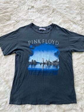Daydreamer Pink Floyd Slate Blue Crewneck Tee Wish You Were Here size Medium